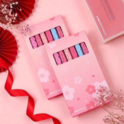 Youpin 2020 NEW KACO Gel Pen SAKURA ALPHA Sign pen 0.5mm Black Ink Smooth Writing Durable Pen For School Office Stationery