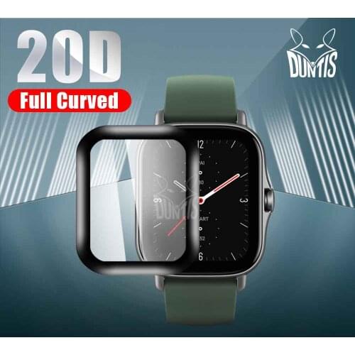 20D Curved Edge Protective film for Huawei Amazfit Watch GTS 2 Mini Anti-Scratch soft screen protector accessories (Not Glass)
