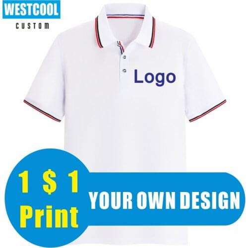 8 Colors Custom Polo Shirt Logo Cheap Polo Shirt Embroidery Personalized Brand Text Photo WESTCOOL 2021 Summer NEW