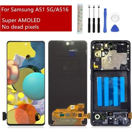 AMOLED for Samsung Galaxy A516 LCD Display Touch Screen Digitizer Assembly for Samsung a51 5G display replacement Repair Sparts