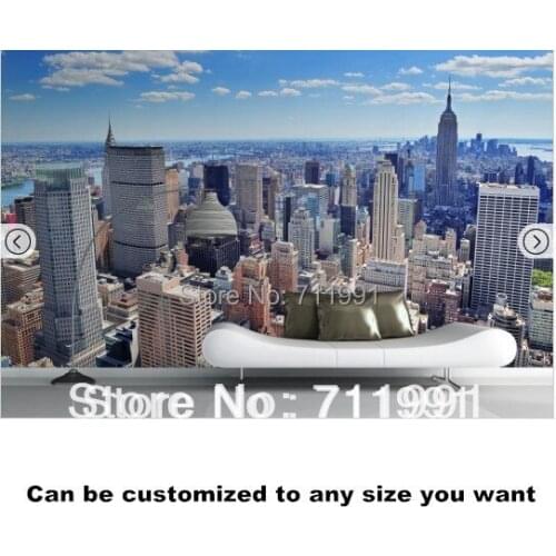 Free shipping Sunshine New York Wall Mural wallpaper