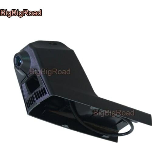 BigBigRoad For BMW f10 2014 / X5 Fit for light sensor Car wifi DVR Video Recorder hidden Installation dash cam