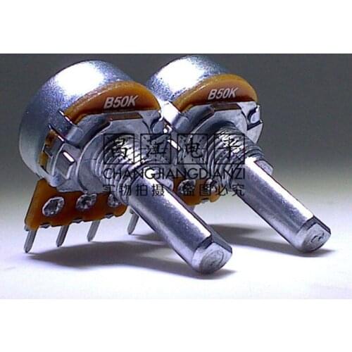 1 Piece B50K Mono B503 Fever Audio Amplifier Volume Potentiometer 20MM Half Axis 3 Feet