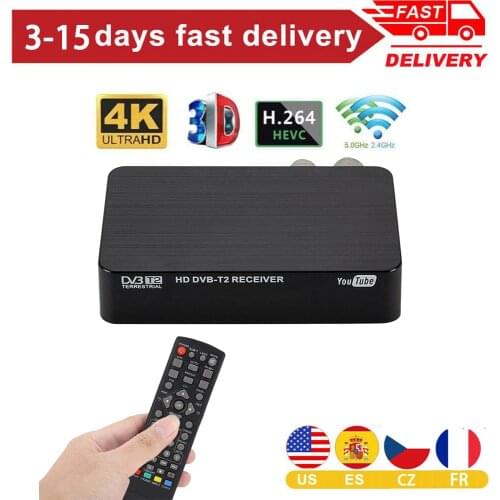 4K Ultra HD 1080P Digital DVB-T2 TV Box Mini Multifunctional TV Receiver Set Top Box Media Player For PVR TIMESHIFT
