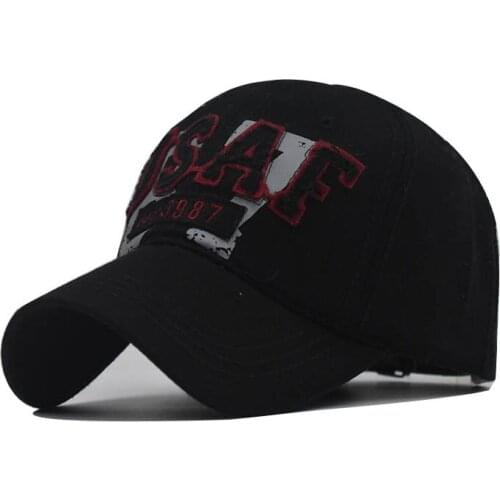 Cotton hat washed and made old USAF baseball cap classic US Air Force hat