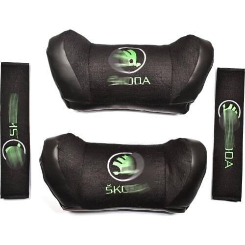 Skoda Black Neck Pillow Set - Special Series