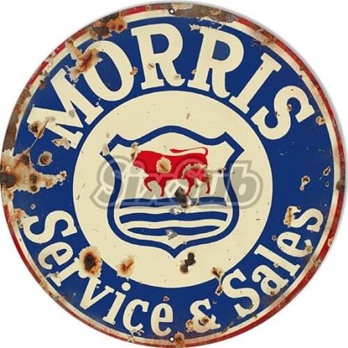 Morris Service Sign CAR Motor Oil stickers decals# 027048