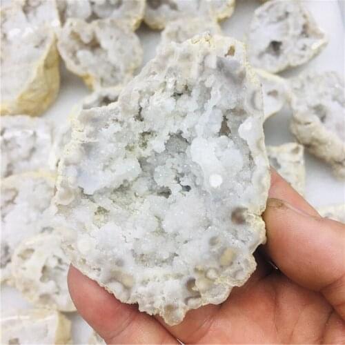 Natural agate crystal hole cornucopia office furniture feng shui decorations