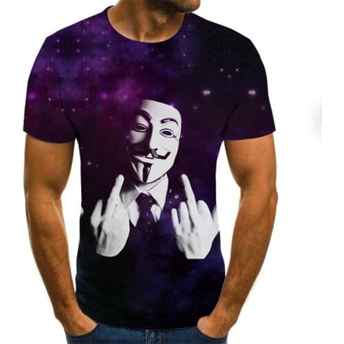 2021 New Anime European and American Fashion Casual Word Kill Team 3D Printing Trend Men Oversized Alternative Clothing