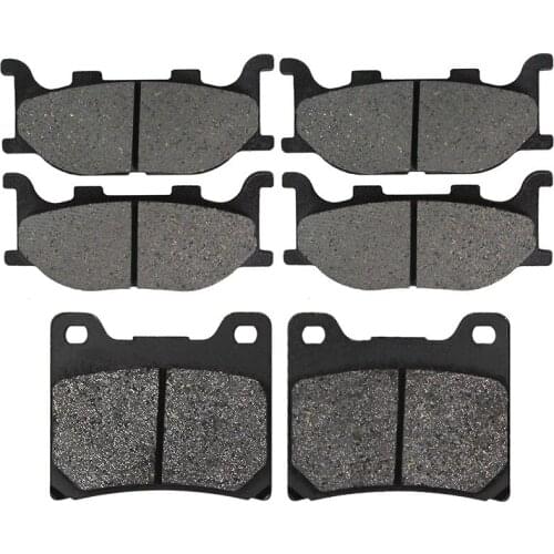 Motorcycle 3 Pairs Front and Rear Brake Pads for Yamaha XVS1100 Dragstar 1999-2004 XVS 1100 A Dragstar Classic 2000-2007