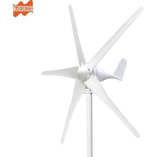 With wind charge controller, 3 or 5 blades 400W Wind Turbine Generator AC 12V or 24V only 2m/s Small Start Wind Speed