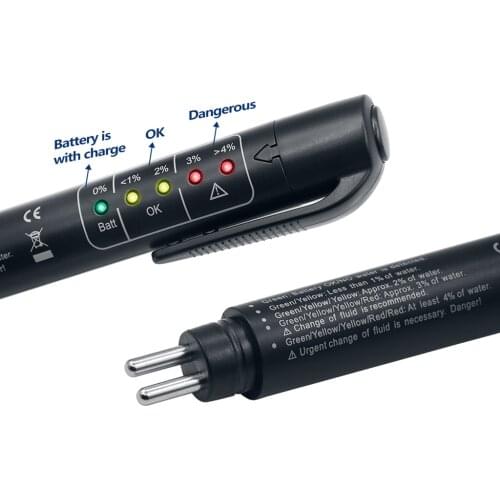 Car Oil Quality Check Pen Universal Brake Fluid Tester Car Brake Liquid Digital Tester Vehicle Auto Automotive Testing Tool