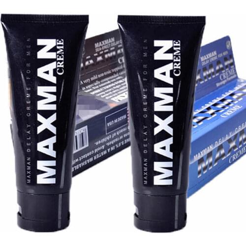 60ml Male Lubricant Men Enlargement Cream Super Sex Product MAXMAN Delay Cream