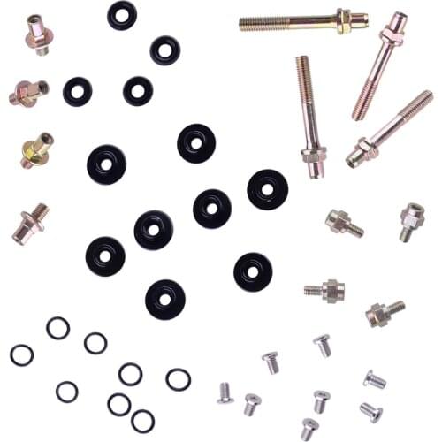 1 Set Car Engine Valve Bolt Gasket Vtec Nut Washer Cover Aluminum Alloy Fit for Acura Honda CR-Z Del Sol B-Series Civic CRX