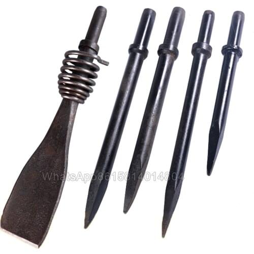 1pc Pneumatic pick drill,pick shovel pneumatic pick head,flat shovel head,broken road pick tool accessories,G10 pick drill