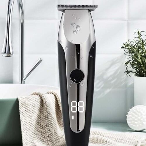 2020 Barber Hair Clipper LED Screen Washable Electric Hair Clipper Rechargeable Professional Hair Machine Hair Trimmer For Men