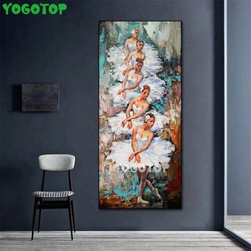 Diamond embroidery Abstract art ballet girl full square drill 5D Rhinestone diamond painting cross stitch mosaic decor YY5156