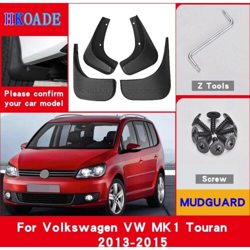 Car Fender Mud Flaps For Volkswagen VW MK1 Touran 2015~2003 Mudguards Splash Guards Fender Mudflaps Car Fender Accessories