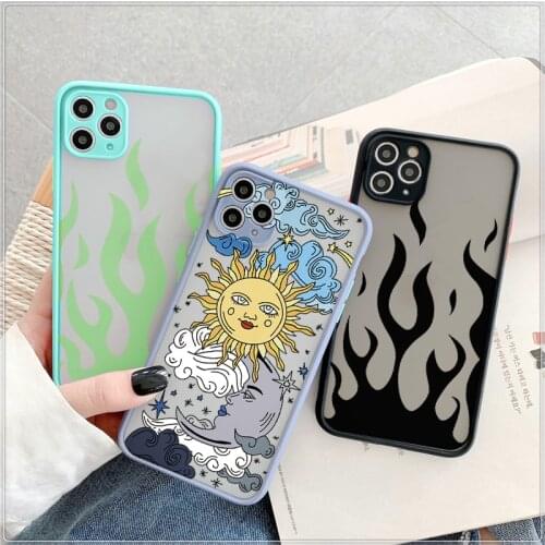 Case For OPPO A93 A92 A52 A72 A15 A9 A5 2020 2018 A5S A7 F11 Pro Realme 5 7i C17 C11 C15 7 Pro Reno4 Lite 2 F Sun Moon Coque