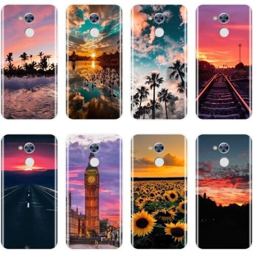 Phone Case For Huawei Honor 4C 5C 6C 6A Pro Sunflower Sun Sky Silicone Soft Back Cover For Huawei Honor 6 5A 4X 5X 6X 6A