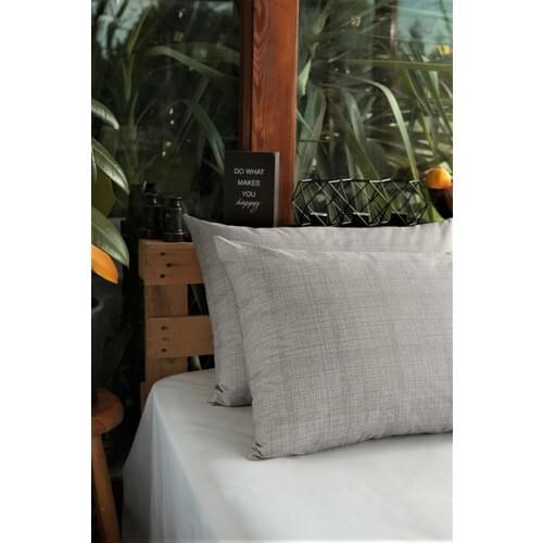Alla Turca Ranforce 2li Pillow Case-Gray