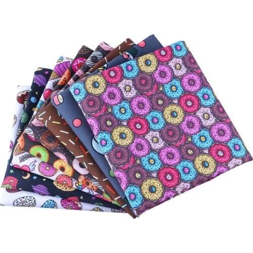 Diy 50 * 140CM/piece cartoon pattern polyster and cotton fabric patchwork printed fabric polyester children home textile sewing