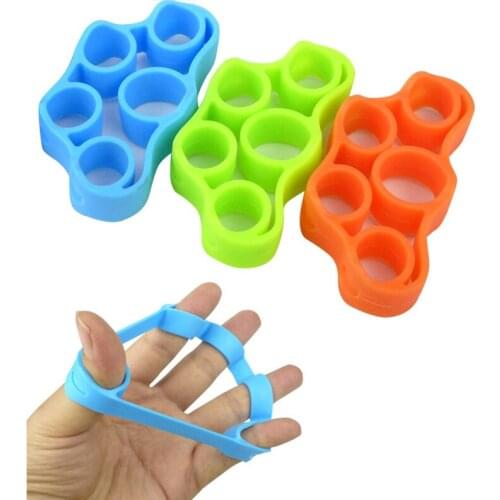 Hand Gripper Silicone Finger Expander Exercise Hand Grip Wrist Strength Trainer Finger Exerciser Resistance Bands Fitness