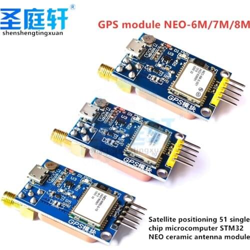 NEO-6M micro USB GPS module, NEO-7M, satellite positioning, 51 single chip for Arduino STM32 routes