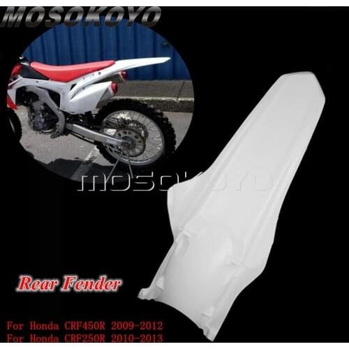 Dirt Pit Bike Motorcycle Rear Mudguard Fender Cover Plastic Guard For Honda CRF250R CRF450R CRF 250 450 R 2009-2013