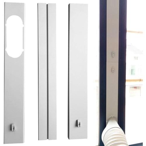 New 2/3Pcs Adjustable Well-sealed Window Slide Kit Plate Adapter for Portable Air Conditioner Easy Installation
