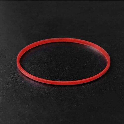 Red gasket O Ring 36-40mm dia 0.85mm High 0.5mm thick Plastic Gasket for back case Parts ，1pcs