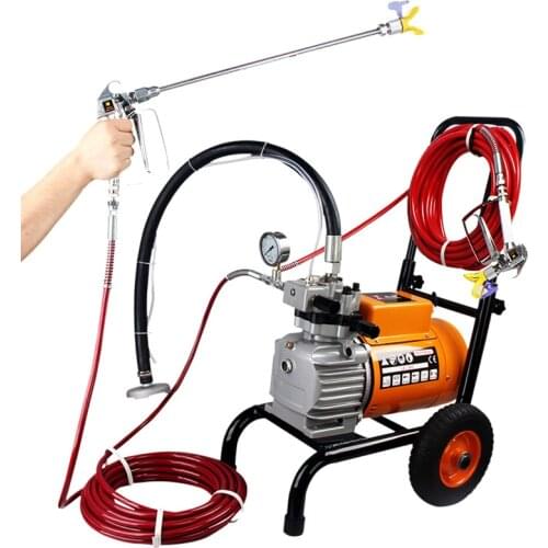 860 model Electric High Pressure Airless Paint Sprayer , Painting Machine, 8L flow,with double spray gun