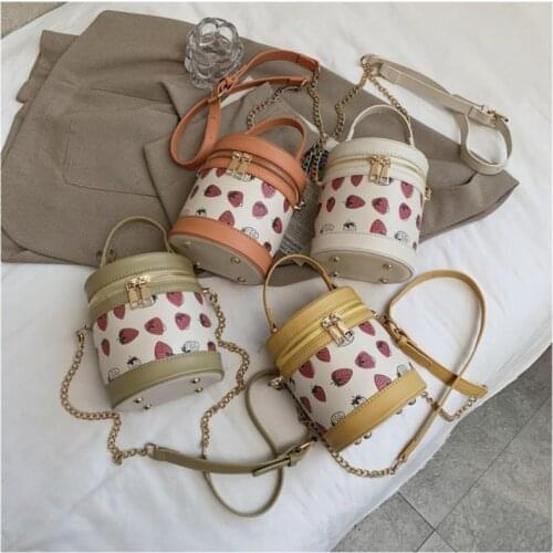 Fashion New WomenS Handbags Summer All-Match Printing Shoulder Bag High-Quality Large-Capacity Messenger Bag Brand Bucket Bag