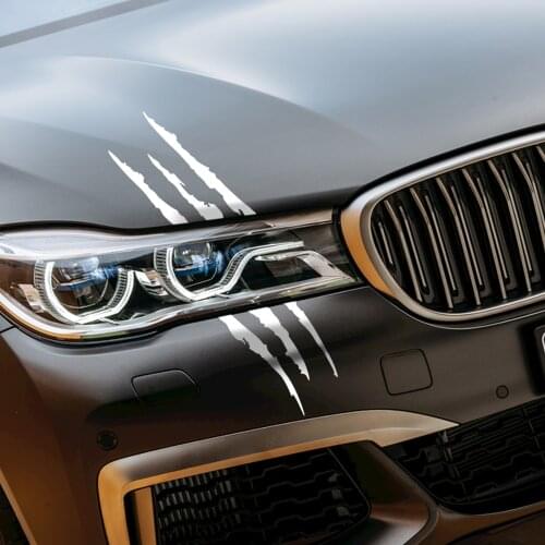 Car Headlight Scratch Stripe Claw Sticker For VW jetta Golf 6 POLO Passat Cruze kIA RIO HYUNDAI IX35 Solaris Skoda Opel Mokka