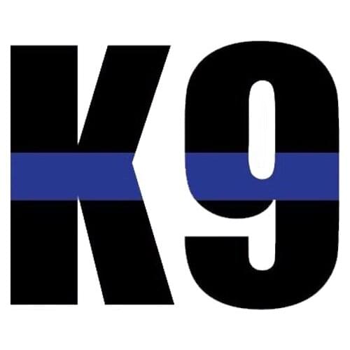 New Police Dog K9 Car Stickers Decals Fashion High-quality Cover scratches for Rear Windshield Trunk Bumper KK15*9cm