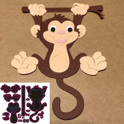 New Animals monkeys metal cutting die scrapbook for photo album paper diy gift card decoration embossed dice
