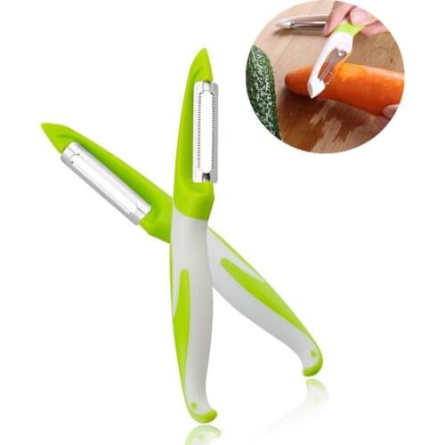 1Pcs Carrot Potato Fruit Shred Grater Vegetable Slicer Peeler Knife Stainless Steel Peeler Zester Razor Sharp Cutter