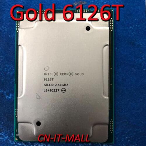 Intel Xeon Gold 6126T CPU QS Version 2.6GHz 19.25M 12 Core 24 Threads LGA3647 Processor