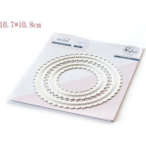 Circular printing festival Troqueles de corte de metal scrapbooking cutting dies DIY dies scrapbooking nouveau arrivage 2021