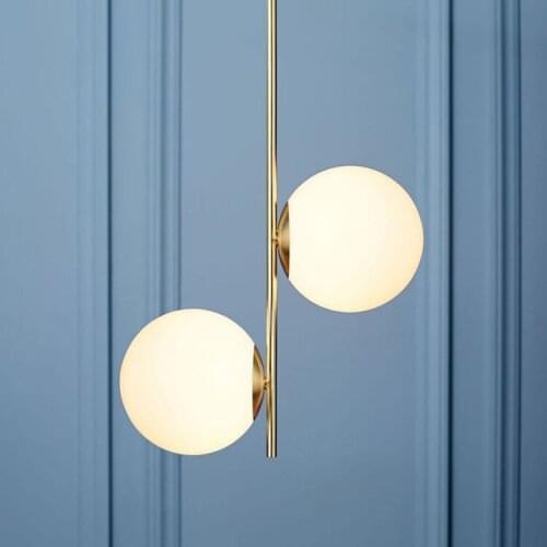 Modern led stone led iron chandelier hanglamp luminaire led wall moon lamp hang modern led chandelier dining rooom