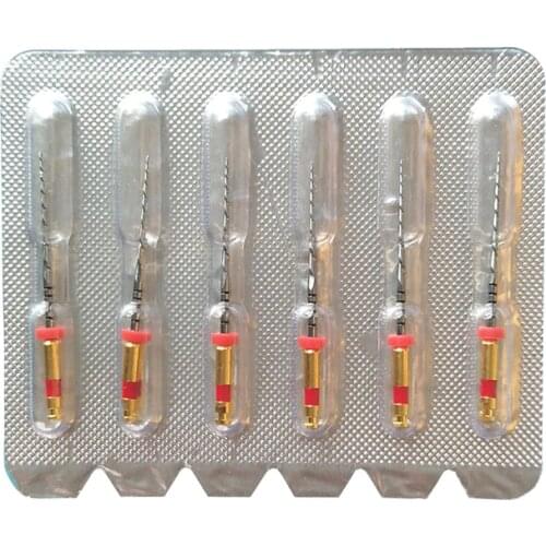 Dental Red Reciprocation Files R25 Reciprocating Dental Rotary Files Endodontic NITI Files Root Canal Dentistry Endo Instruments