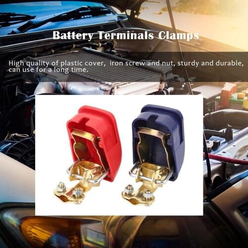 1 Pair 12V Release Quick Battery Connector Terminals Clamps for Car Caravan Boat Accessories Moto Universal Battery Connector