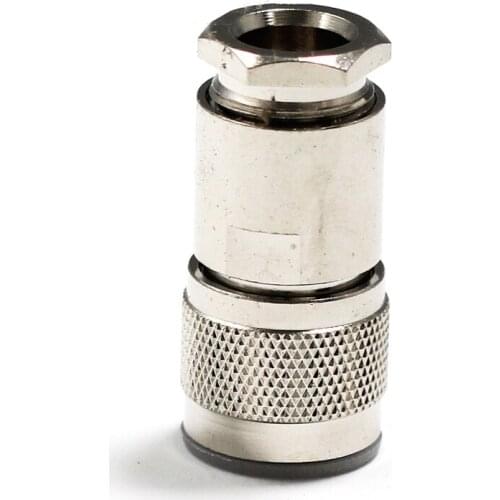 1pc N Male Plug RF Coax Convertor Connector Clamp for RG8 RG213 LMR400 Cable Straight Nickelplated NEW wholesale