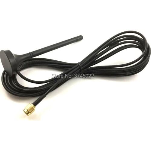 10pcs 3G 4G Antenna 3dbi 700-2700MHz With Sma Male Connector for GSM GPRS Aerial Extension Cable 3M RG174