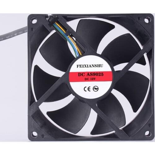 12V 9025 0.26a inversor duplo rolamento de esferas ventilador de refrigeração 92*92*25mm