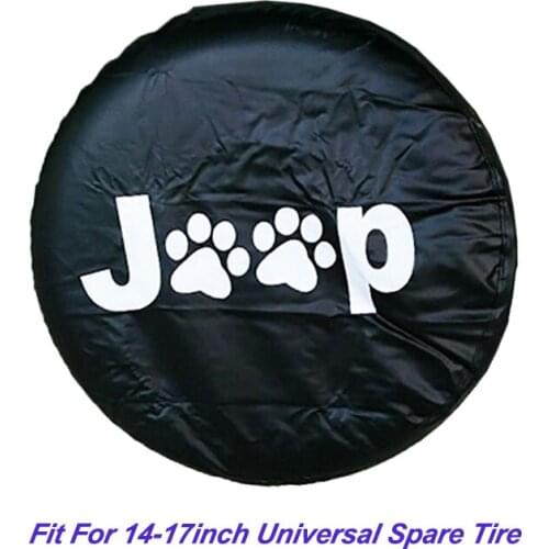 14 15",16"17 fit for Renegade Compass Patriot Cherokee Wrangler Grand Cheroke PVC Universal spare tire cover spare wheel cover