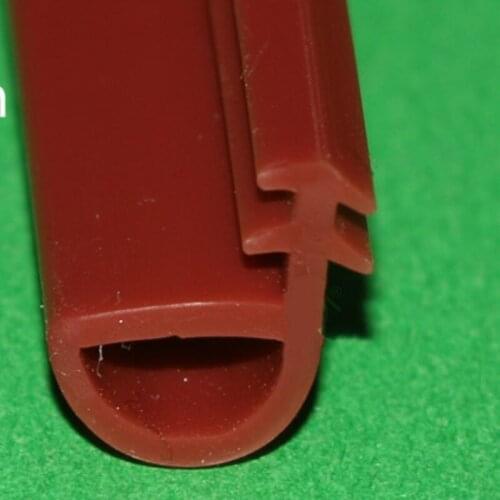 5*8mm 6M Silicone rubber sealing strips crash soundproof door thong strip security door/ window sealed slot type free ship