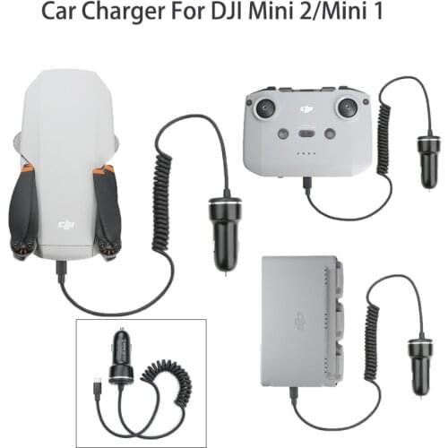 Mavic Mini 2 Car Charger For DJI Mini 2 Drone Battery Remote Control Charging Hub USB Charge Port For Mavic mini drone