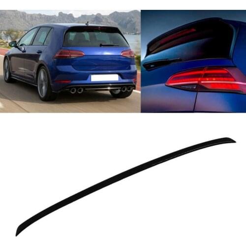 Gloss Black for R Performance Pack Style Rear Roof Spoiler Wing Extension Fit for VW MK7 MK7.5 R 2013-2020 Car accessories