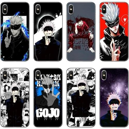 Jujutsu kaisen satoru gojo Silicone Phone Case For Xiaomi Redmi 9T 9C 9A 7 7A K20 6 6A S2 Redmi Note 9S 9T 9 8 8T 7 6 5A Pro